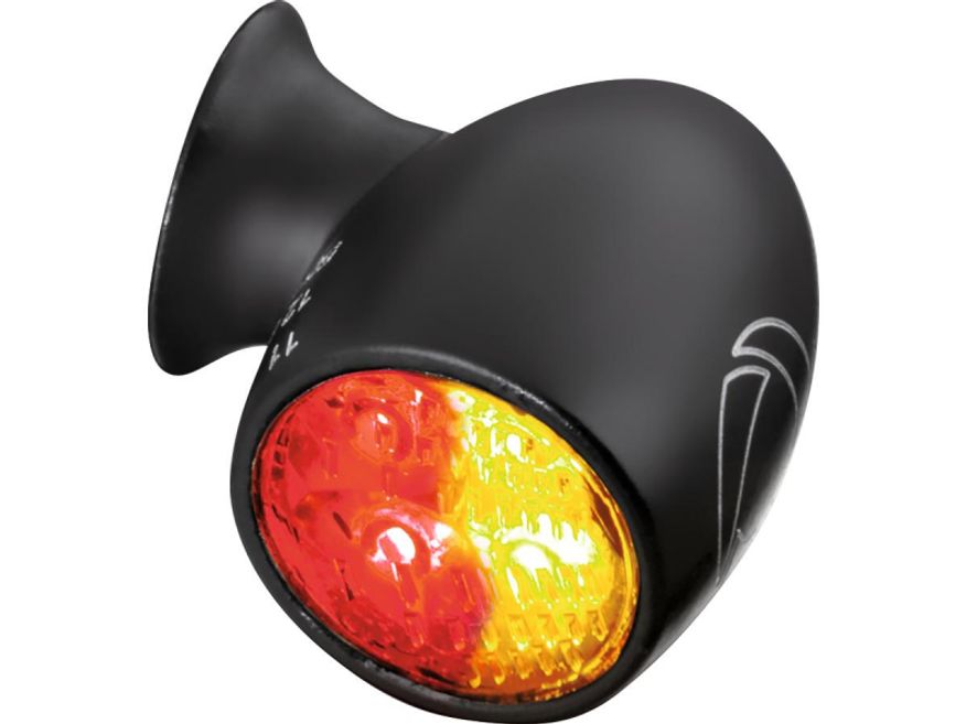  Atto DF LED Turn Signal/Taillight/Brake Light Black Clear LED 