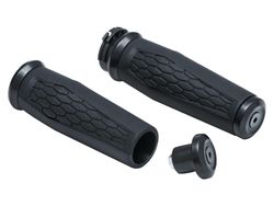  Hex Grips Black 1" Satin Cable operated 