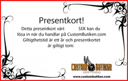Presentkort CustomButiken