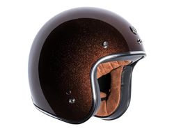  T-50 Root Beer Mega Flake ECE Open Face Helmet 