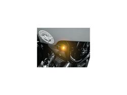  Nano ST Series LED Turn Signal/Position Light Anodized Black Smoke LED 