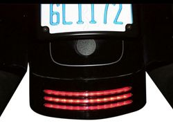 LED Tri-Bar för H-D Touring bakskärm