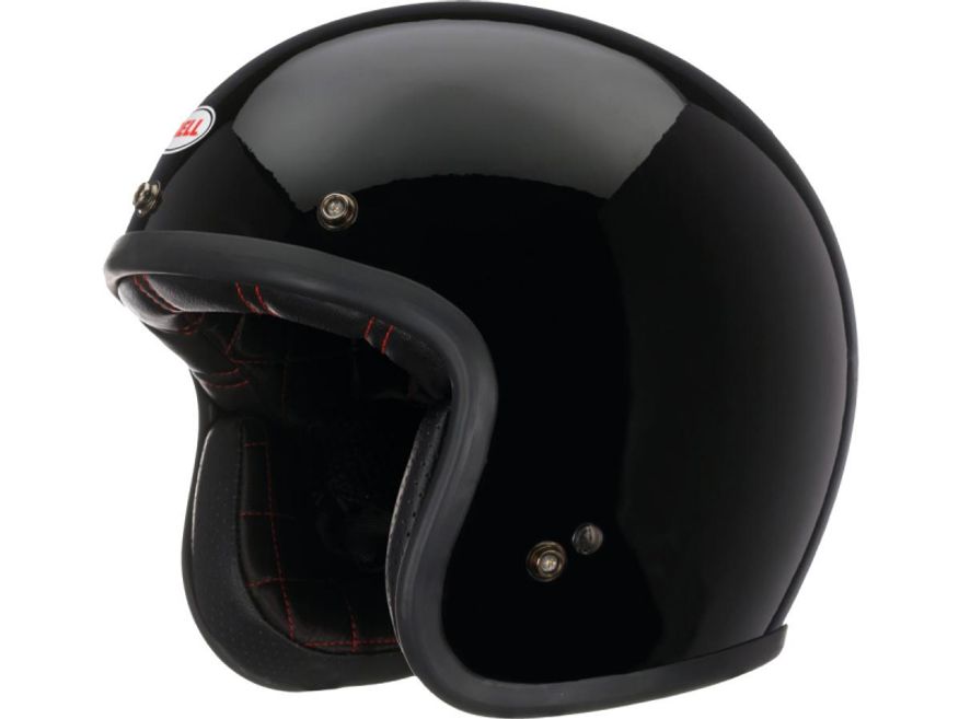 Custom 500 Open Face Helmet Gloss Black | 2XL