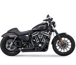 V&H Short Shots H-D Sportster Svart