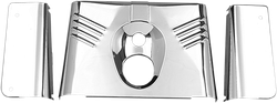  3-Piece Fork Tins for FL Softail Models Without fork sliders Chrome 
