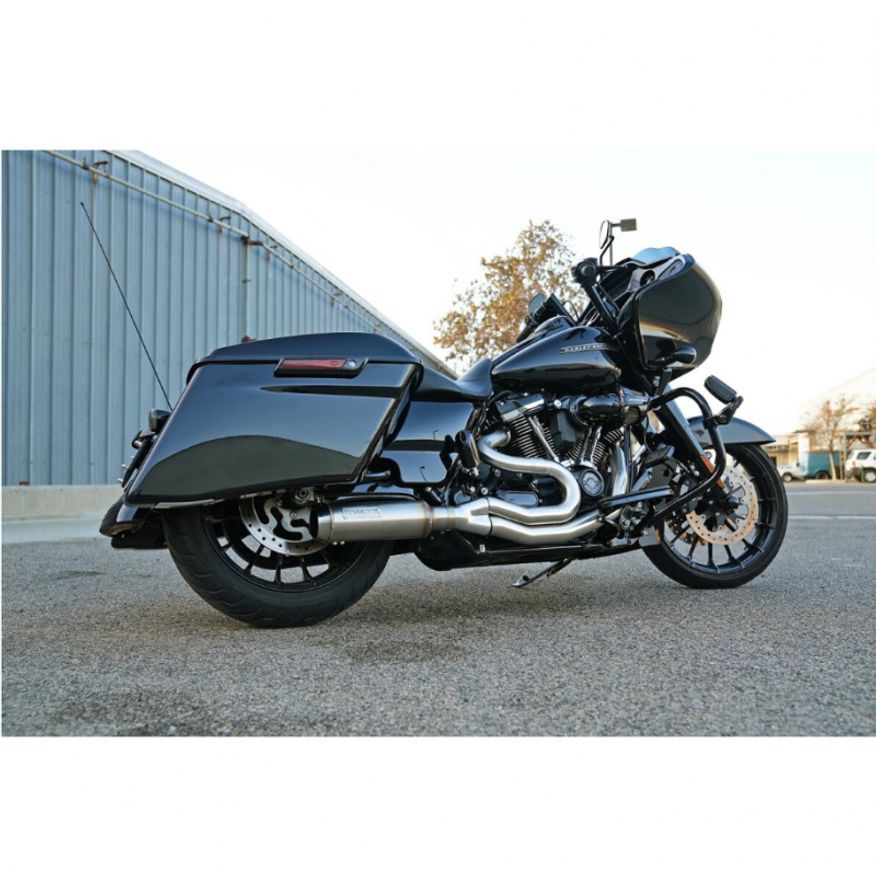 Road Rage Mid-Length 2:1 Super Bike Exhaust System M8 Touring