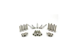  Drivetrain Screw Kits Kit includes screws for Primary Cover, Plate Primary, Sprocket Cover, Cam Cover Raw 