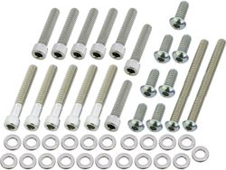  Primary Cover Screw Kit For Dyna, Softail Stainless Steel 