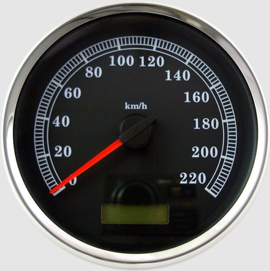 Hastighetsmätare 5" km/h 04-13 Svart