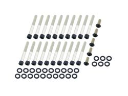  Drivetrain Screw Kits Kit includes screws for Primary Cover, Inspection Covers, Cam Cover Black Powder Coated 
