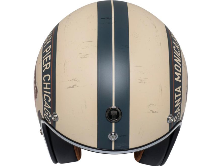  T-50 PCH ECE Open Face Helmet Pacific Coast Highway Graphic 
