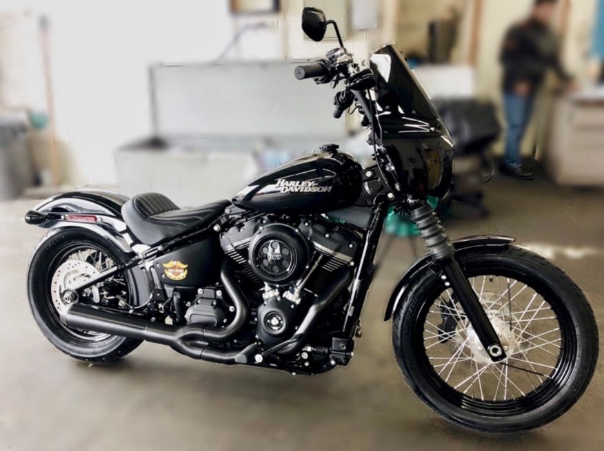 Cobra El Diablo 2-1 avgassystem Svart