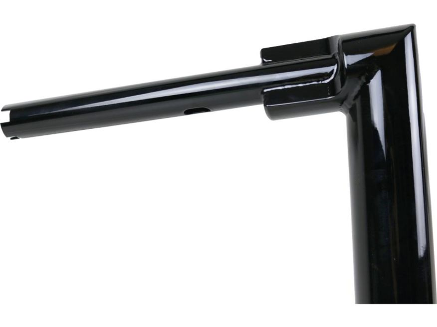  2" Str8UP Tall (380mm) Handlebars Black Powder Coated Cable operated Throttle By Wire 