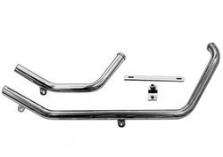 Upsweep Drag Pipes Exhaust Chrome