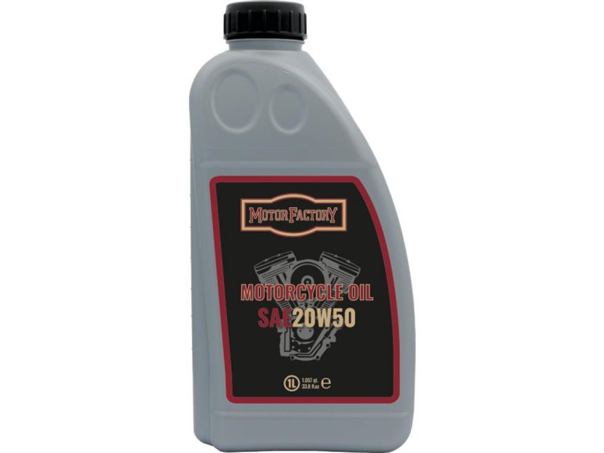  Motorcycle Engine Oil SAE 20W50 - 1 Liter (1.057 qt.) 