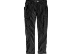  Rugged Flex Relaxed Fit Ripstop Cargo Work Pants W38/L36 Black 