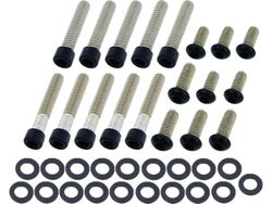  Primary Cover Screw Kit For Touring Satin Black Powder Coated 