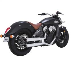 V&H Slip-Ons Twin Slash Indian Scout