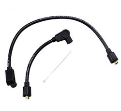 T&auml;ndkablar svarta Softail EVO