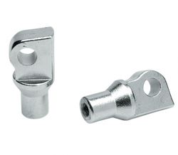  Tapered Peg Adapters Smooth Chrome 