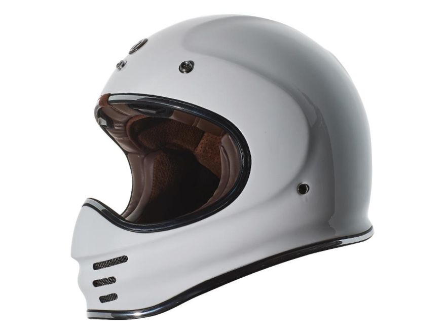 T-3 Retro Helmet Gloss White | M