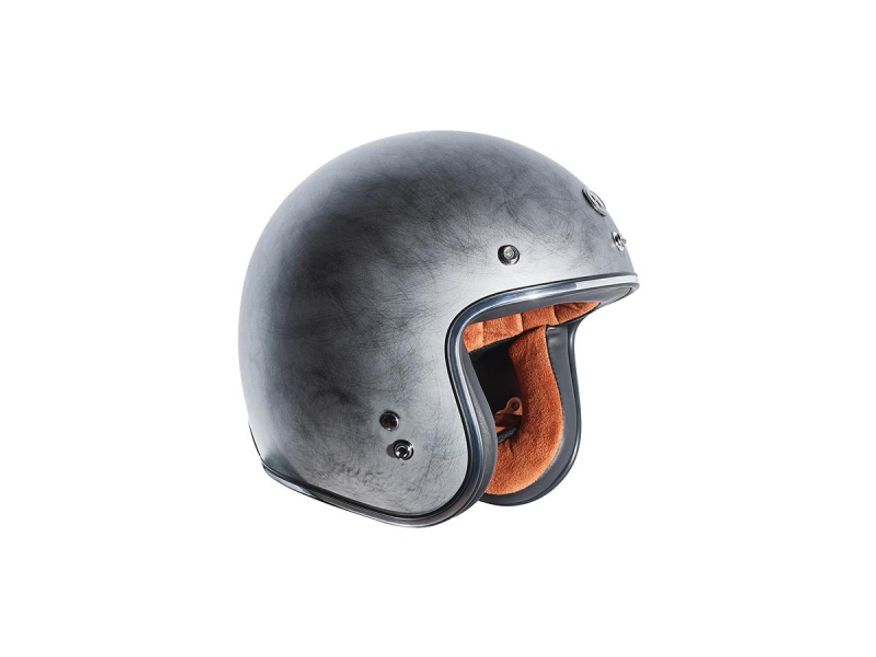  T-50 Weathered Silver ECE Open Face Helmet 