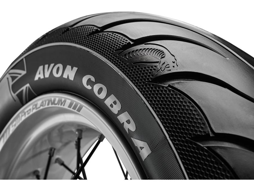 Avon Cobra Chrome Reifen 130/90 B-16 73H TL Reinforced Black Wall 