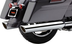 Cobra 909 Twins Slip-On Mufflers Krom