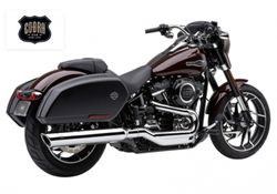 Cobra Slip-On Softail M8 Sport Glide Krom