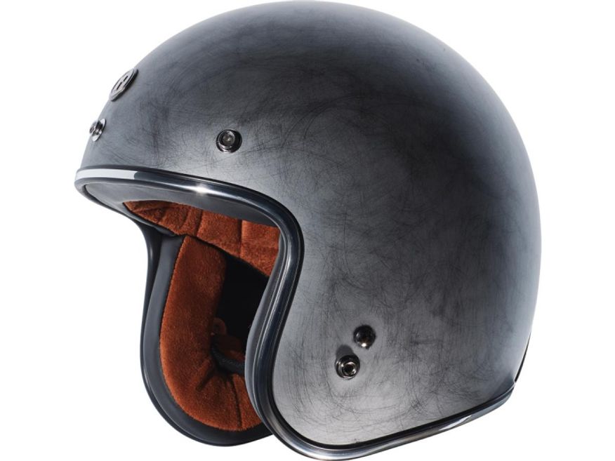  T-50 Weathered Silver ECE Open Face Helmet 