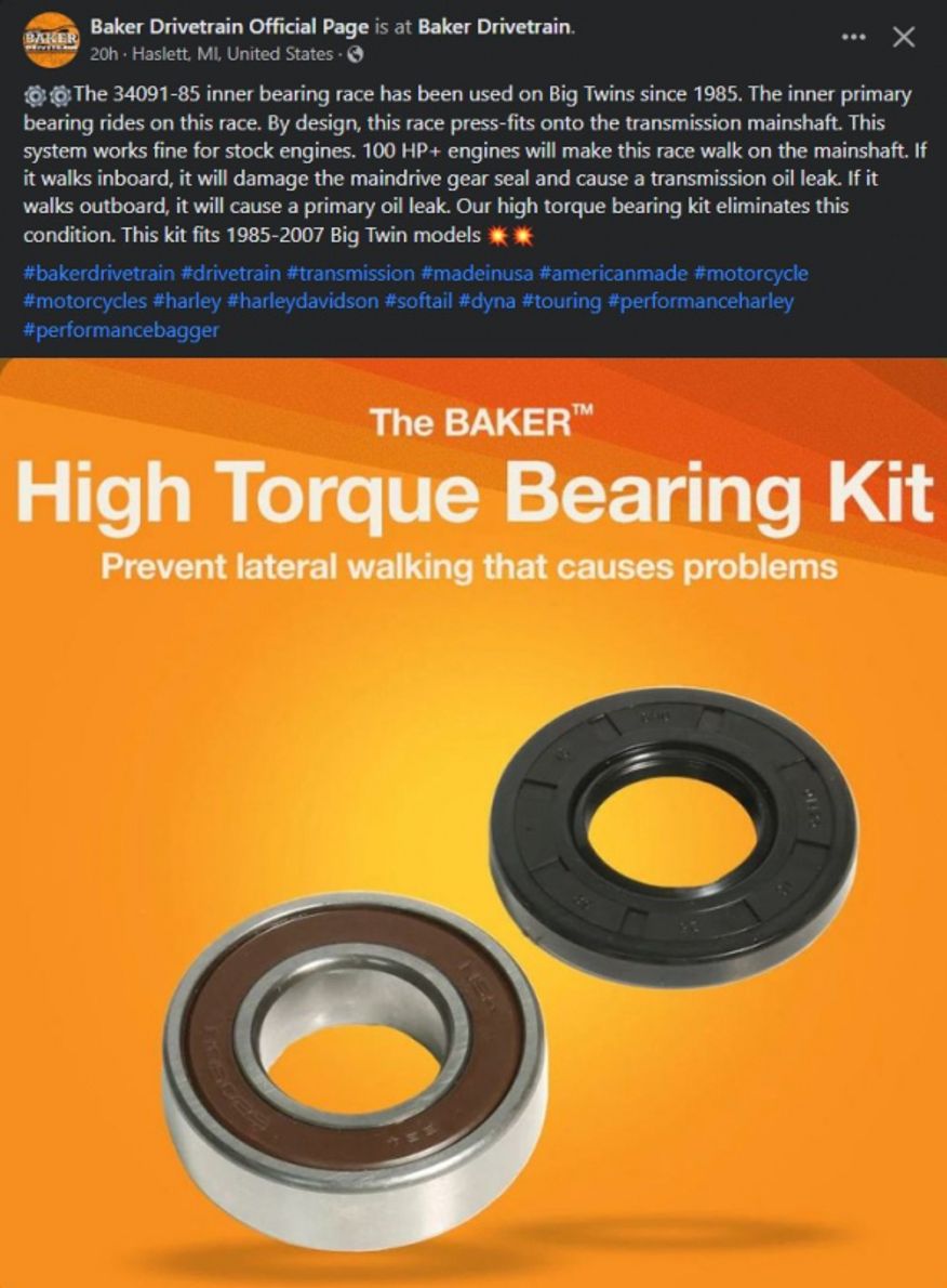 Baker High Torque Bearing Kit