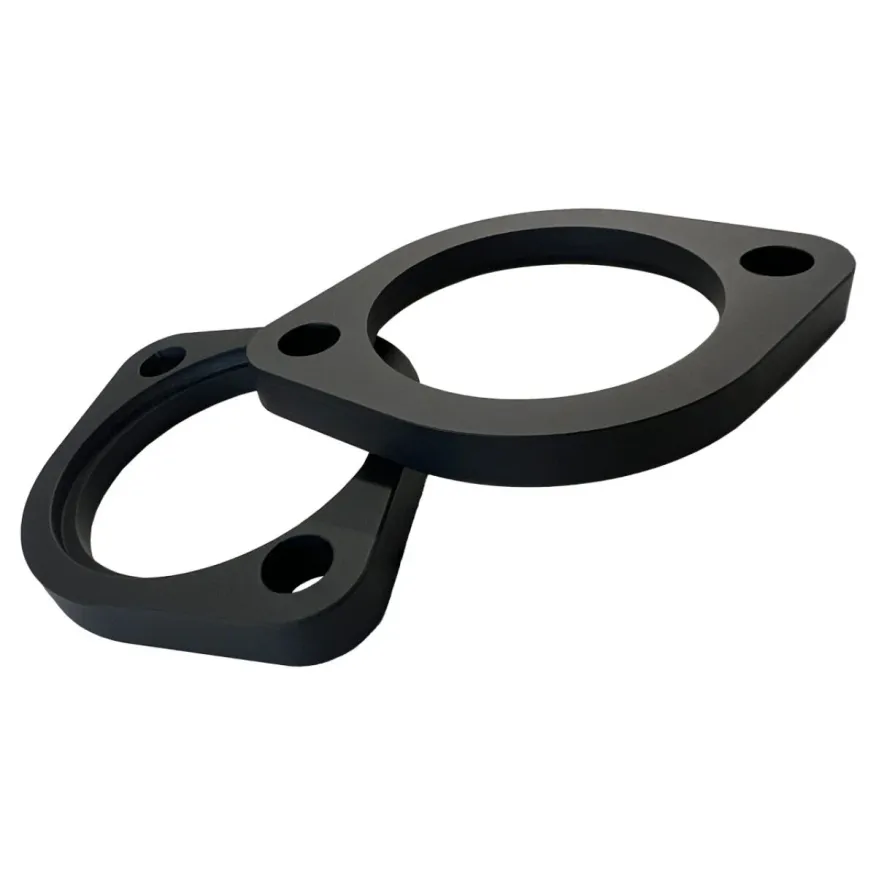  CCE, Exhaust Clamp, Incl. Retainer Rings, Black Exhaust Flange and Retaining Ring Kit Black 