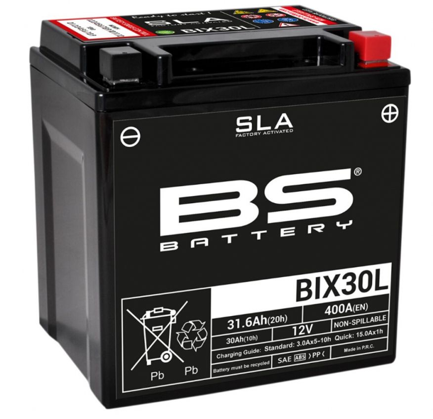 BS AGM Batteri H-D BIX30L