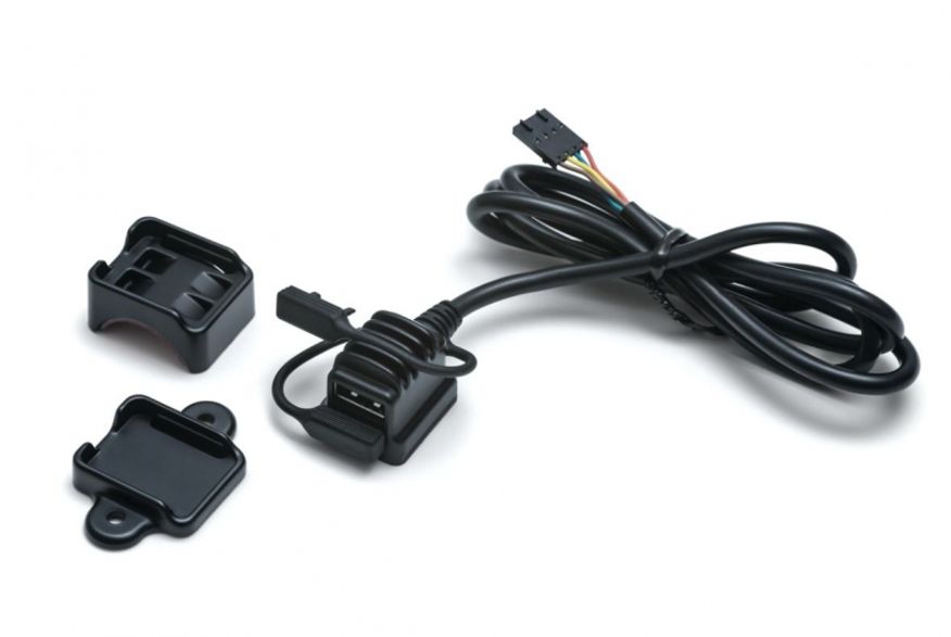 USB laddstation svart för styre