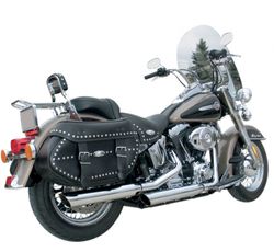 Slip-On Slash Cut Krom Softail 07-17 