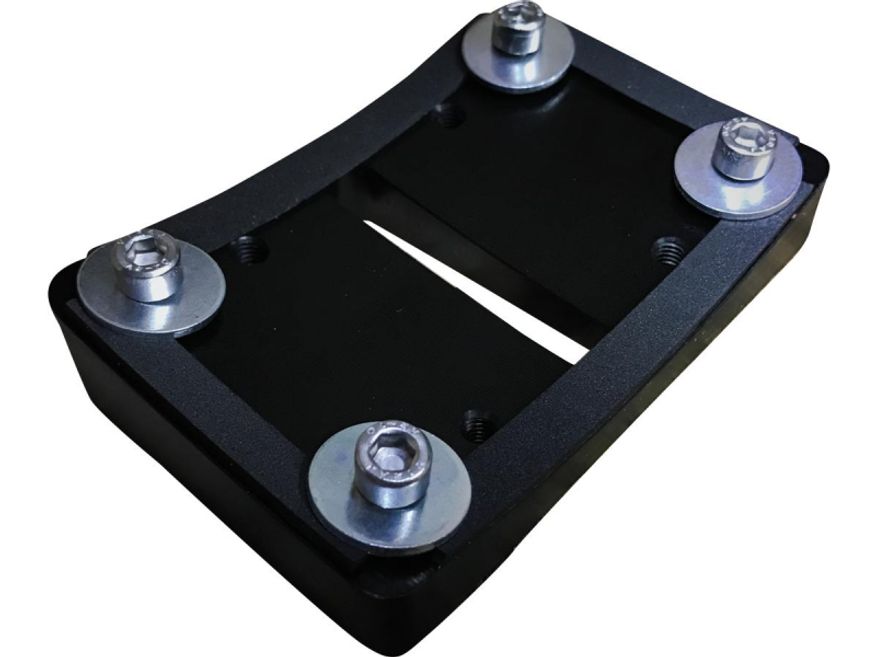  Blokks License Plate Mounting Adapter Black Anodized 