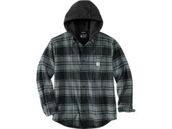  Rugged Flex Relaxed Fleece-Lined Hooded Shirt Jacket 