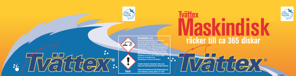 Tv&auml;ttex Maskindiskpulver