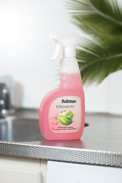 K&ouml;ksspray fr&aring;n Tv&auml;ttex. Effektiv mot fett och smuts!