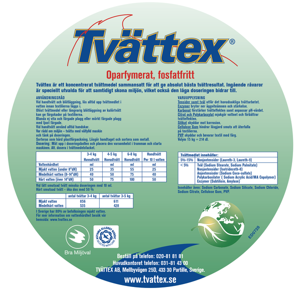 Tv&auml;ttmedel Parfymfritt - V&auml;lkommen till Tv&auml;ttex!