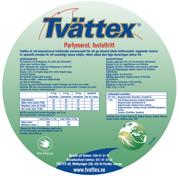 Tv&auml;ttmedel fr&aring;n Tv&auml;ttex - Alltid med hemleverans