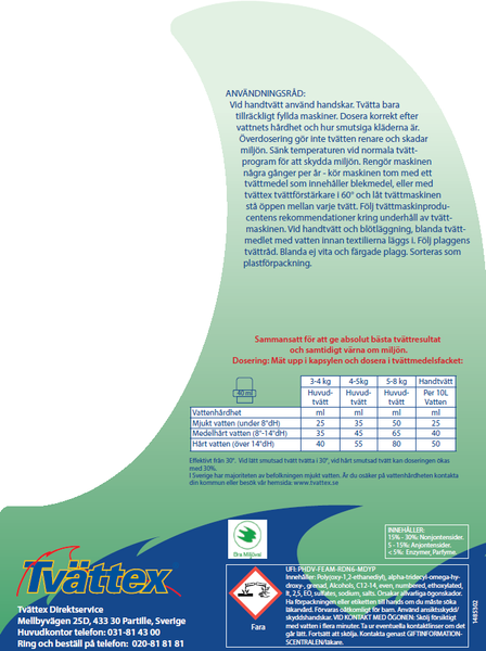 Flytande tv&auml;ttmedel med parfym