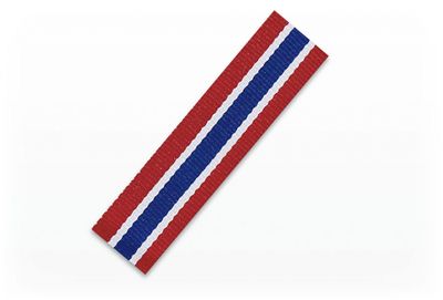 Medaljband röd/vit/blå/vit/röd