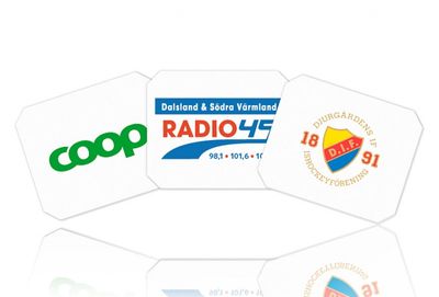 Färgprintade isskrapor
