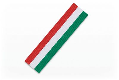 Medaljband grön/vit/röd