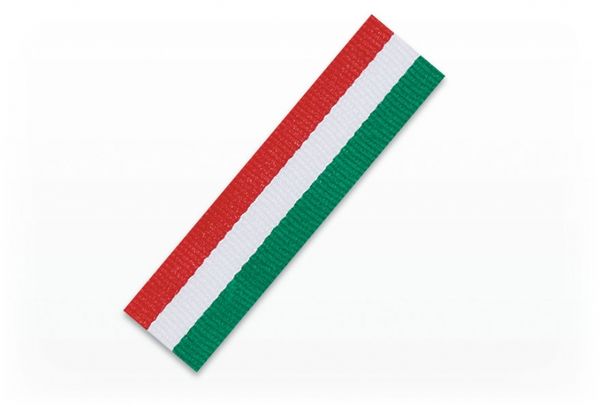 Medaljband grön/vit/röd