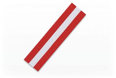 Medaljband röd/vit/röd