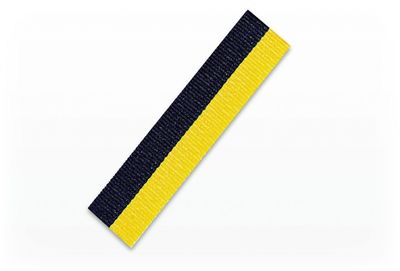 Medaljband svart/gul