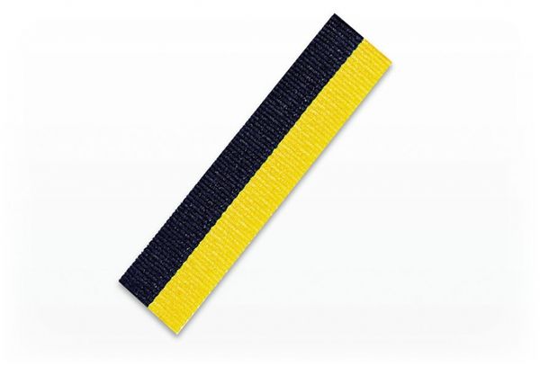 Medaljband svart/gul