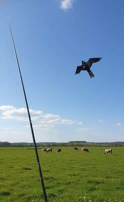 Fågelskrämma Drake - 6 meter hög - Skadedjursbekämpning.nu